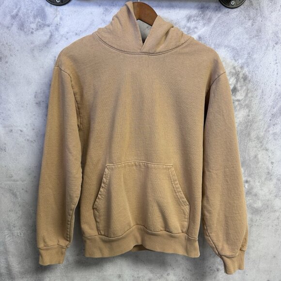 Los Angeles Apparel Hoodie Sweatshirt Adult S Tan Earth Tone USA Heavy Fleece 14 - Picture 1 of 5